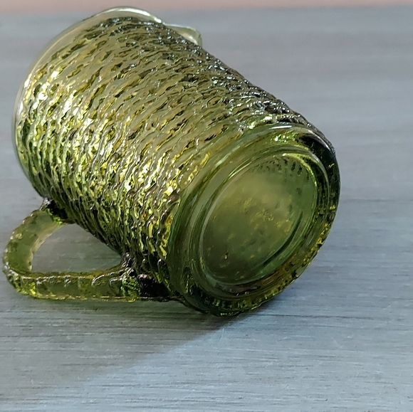 Small Pressed Glass Pitcher - Picture 6 of 8